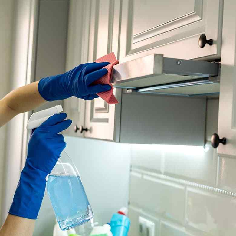 Professional cleaning of kitchen cabinets for house cleaning in Issaquah